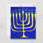 Hanukkah Notitiekaartje (Voorkant)
