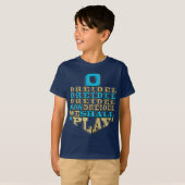 Hanukkah "O Dreidel Dreidel Dreidel" Kind T-Shirt (Voorkant volledig)