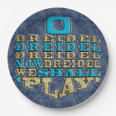 Hanukkah ODreidel Papieren Bordje (Voorkant)