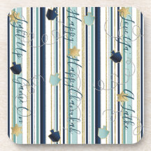 Hanukkah Onderzetters de nieuwe elegant te