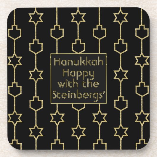 Hanukkah Onderzetters Hanukkah Charms (Voorkant)