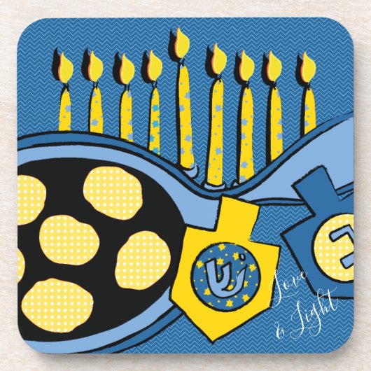 Hanukkah Onderzetters Potato Latkes (Voorkant)