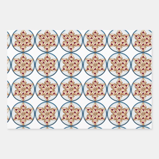 Hanukkah-ontwerp Inpakpapier Vel (Voorkant)