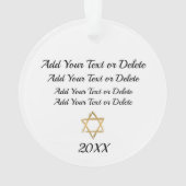 Hanukkah Ornament (achterkant)