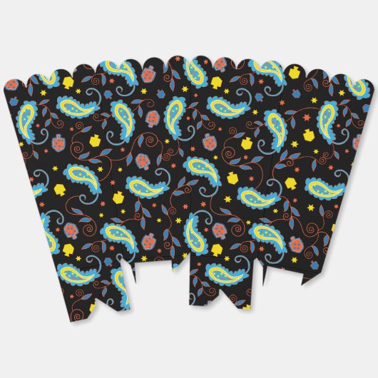 Hanukkah Paisley Bedankdoosjes (Ongevouwen)