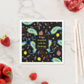 Hanukkah Paisley Servet (Insitu)