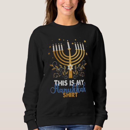 Hanukkah Pajama This is My Hanukkah  2022 Trui (Voorkant)