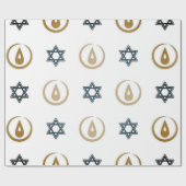 hanukkah pakpapier (Vlak)