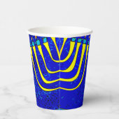 Hanukkah Papieren Bekers (Rechts)