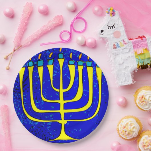 Hanukkah Papieren Bordje (Feest)