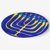 Hanukkah Papieren Bordje (Gekanteld)