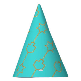 Hanukkah Party Pet "Gold Hanging Charms" Feesthoedjes