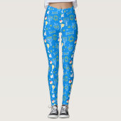 Hanukkah Pattern Leggings (Voorkant)