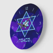 Hanukkah Peace Art Grote Klok (Hoek)
