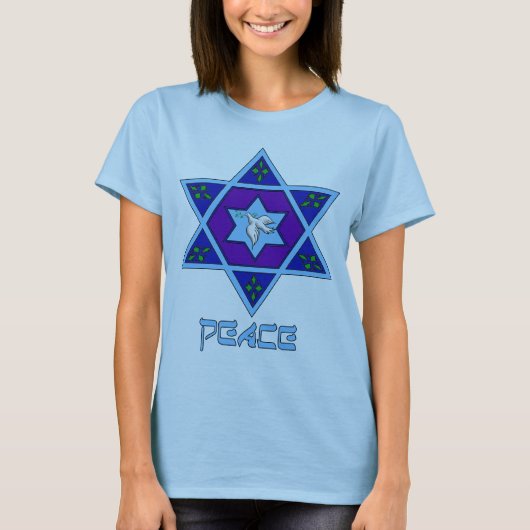 Hanukkah Peace Art T-shirt (Voorkant)