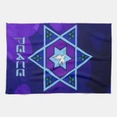 Hanukkah Peace Art Theedoek (Horizontaal)