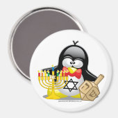 Hanukkah Penguin Magneet (Voorkant / Achterkant)