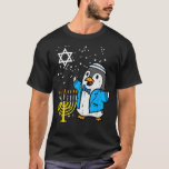 Hanukkah Penguin Menorah Chanukah Jewish Boys Girl T-shirt<br><div class="desc">Hanukkah Penguin Menorah Chanukah Jewish Boys Girls Kinder</div>