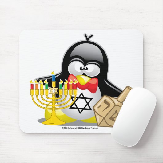 Hanukkah Penguin Muismat (Met muis)