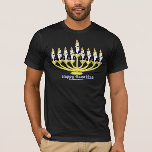Hanukkah Penguins T-shirt (Voorkant)