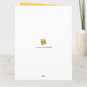 Hanukkah Persoonlijke Menorah Dreidel Kaart (Achterkant)