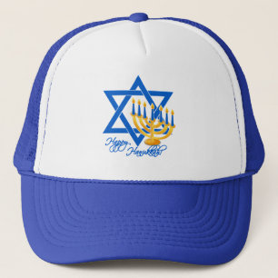 Hanukkah pet, kies kleur trucker pet