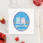 Hanukkah Pets Napkins Standard Size Servetten (Insitu)