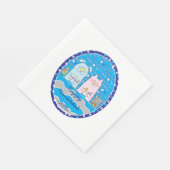 Hanukkah Pets Napkins Standard Size Servetten (Hoek)