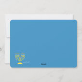 Hanukkah Photo Holiday Card 2 Feestdagenkaart (Achterkant)