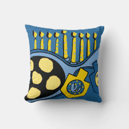 Hanukkah Pillow "LATKES AND SOUR CREAM" Kussen