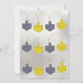 Hanukkah Pinwheels Uitnodiging (Achterkant)