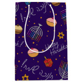 Hanukkah plezier   medium cadeauzakje (Voorkant)