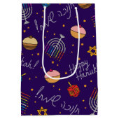 Hanukkah plezier   medium cadeauzakje (Achterkant)