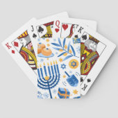 Hanukkah Pokerkaarten (Achterkant)