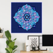 Hanukkah Poster (Thuiskantoor)