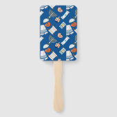 Hanukkah pret-handfans handwaaier (Achterkant)