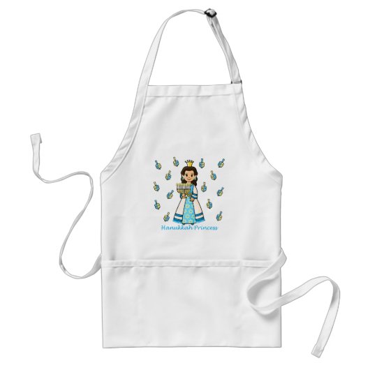 Hanukkah Princess Standaard Schort (Voorkant)