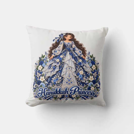 Hanukkah Prinses Design  Kussen (Voorkant)