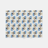 Hanukkah Pugs (8).jpg Fleece Deken (Voorkant (Horizontaal))