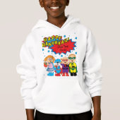 Hanukkah Pullover Toddler Sweatshirt "Super Hero" (Voorkant)