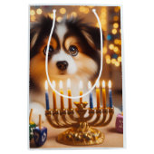 Hanukkah Puppy Medium Cadeauzakje (Voorkant)