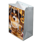 Hanukkah Puppy Medium Cadeauzakje (Achterkant Gekanteld)