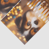 Hanukkah Puppy Tissuepapier (Detail)