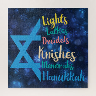 Hanukkah Puzzle Legpuzzel