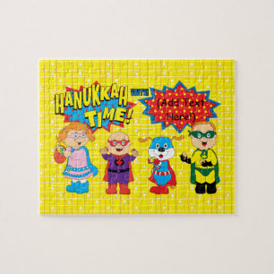 Hanukkah Puzzle Super Hanukkah Heroes Legpuzzel