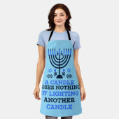 Hanukkah Quote Apron Schort (Gedragen)