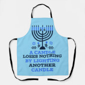 Hanukkah Quote Apron Schort (Voorkant)