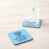 Hanukkah Quote Coasters Bier Onderzetter (Rechterzijde)
