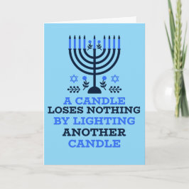 Hanukkah Quote Hanukkah Card  Kaart