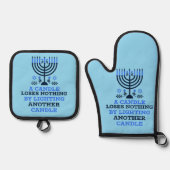 Hanukkah Quote Potholder Set (Voorkant)